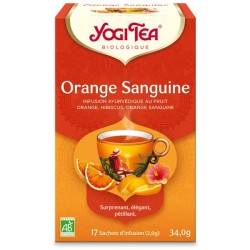 Orange sanguine bio Yogi Tea – 17 sachets Yogi Tea  dans votre magasin bio en ligne Etiketbio.eu