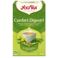 Confort Digestif Yogi Tea – 17 sachets Yogi Tea  dans votre magasin bio en ligne Etiketbio.eu
