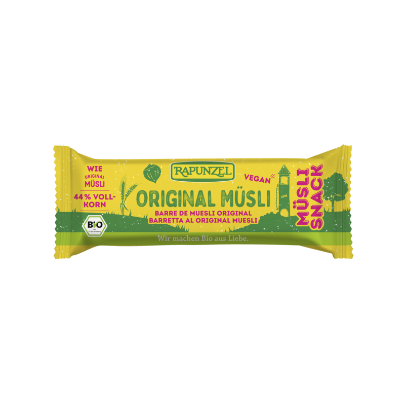 Barre muesli Original Rapunzel 50g Rapunzel  dans votre magasin bio en ligne Etiketbio.eu