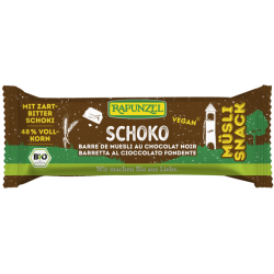 Barre muesli chocolat noir Rapunzel 50g Rapunzel  dans votre magasin bio en ligne Etiketbio.eu