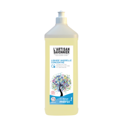 Liquide vaisselle concentré 1l L'artisant savonnier  dans votre magasin bio en ligne Etiketbio.eu