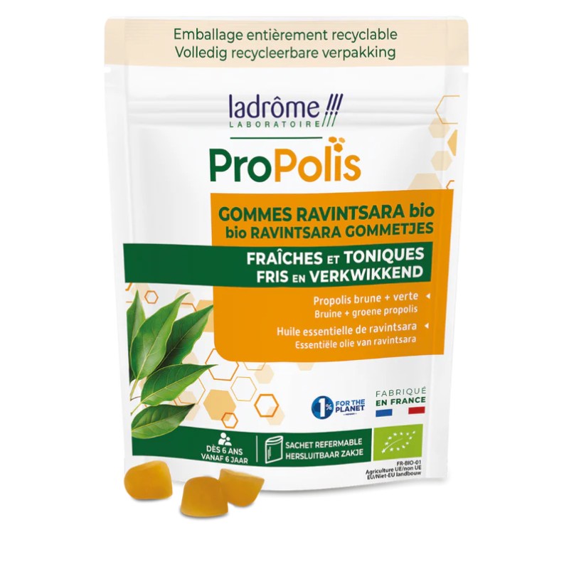 Gommes Propolis Ravintsara – Ladrôme Bio Ladrôme  dans votre magasin bio en ligne Etiketbio.eu