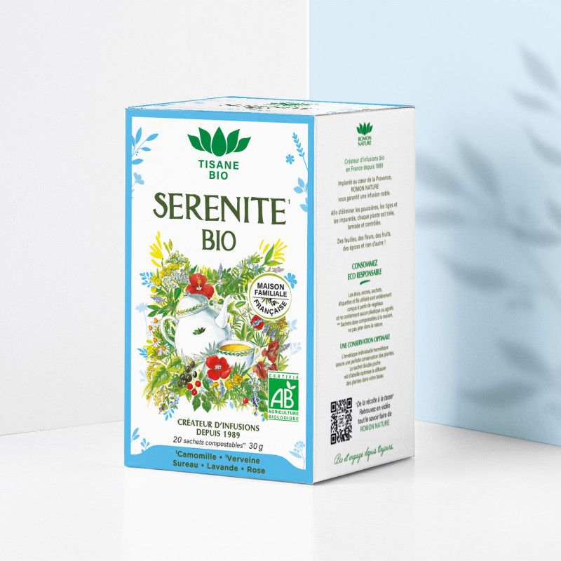 Sérénité bio Romon Nature – 20 sachets Romon Nature  dans votre magasin bio en ligne Etiketbio.eu