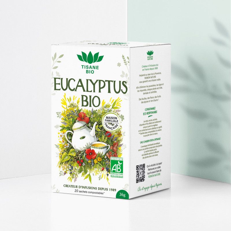 Eucalyptus bio Romon Nature – 20 sachets Romon Nature  dans votre magasin bio en ligne Etiketbio.eu