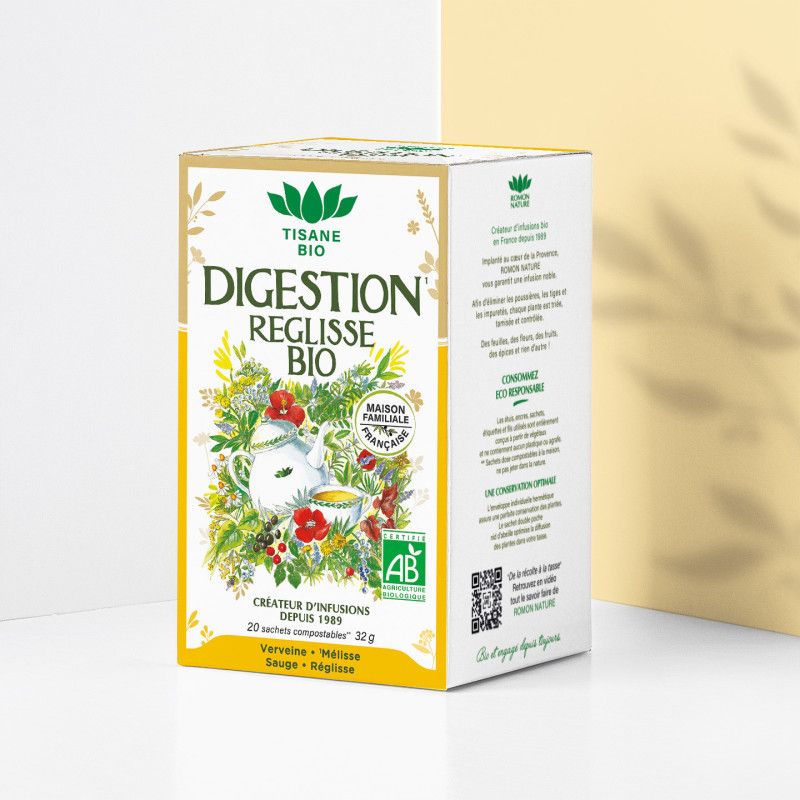 Tisane digestion réglisse bio Romon Nature Romon Nature  dans votre magasin bio en ligne Etiketbio.eu