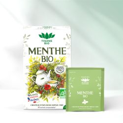 Menthe bio Romon Nature – 18 sachets Romon Nature  dans votre magasin bio en ligne Etiketbio.eu