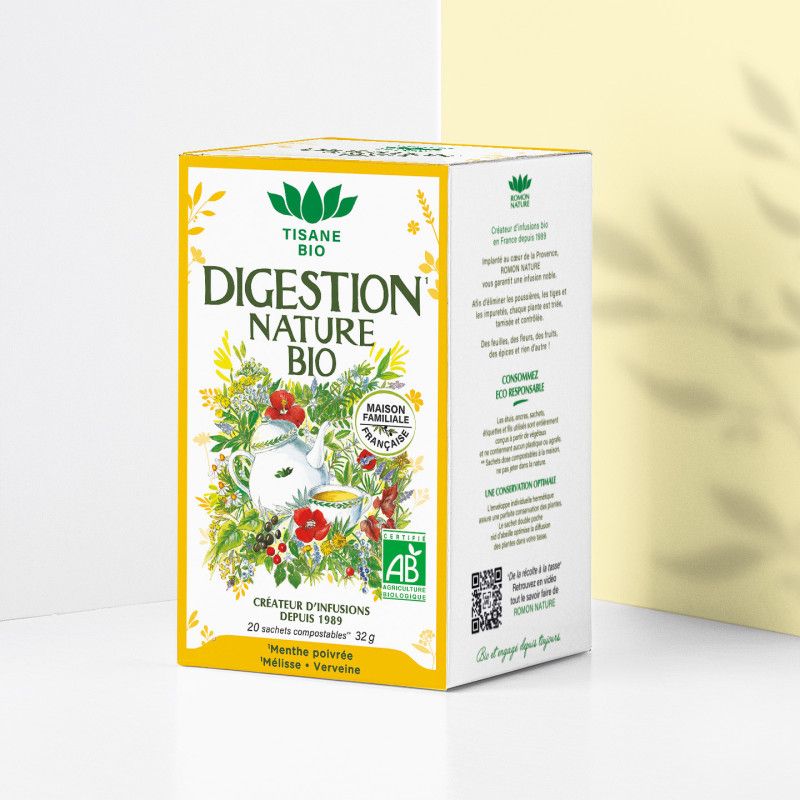 Tisane Digestion Nature bio Romon Nature Romon Nature  dans votre magasin bio en ligne Etiketbio.eu
