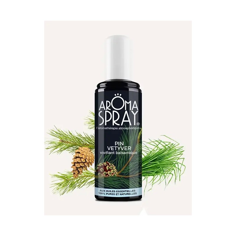 Aromaspray Pin Vétyver 100 ml – Spray Aroma Spray  dans votre magasin bio en ligne Etiketbio.eu