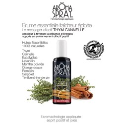 Aromaspray Thym Cannelle 100 ml – Spray Aroma Spray  dans votre magasin bio en ligne Etiketbio.eu