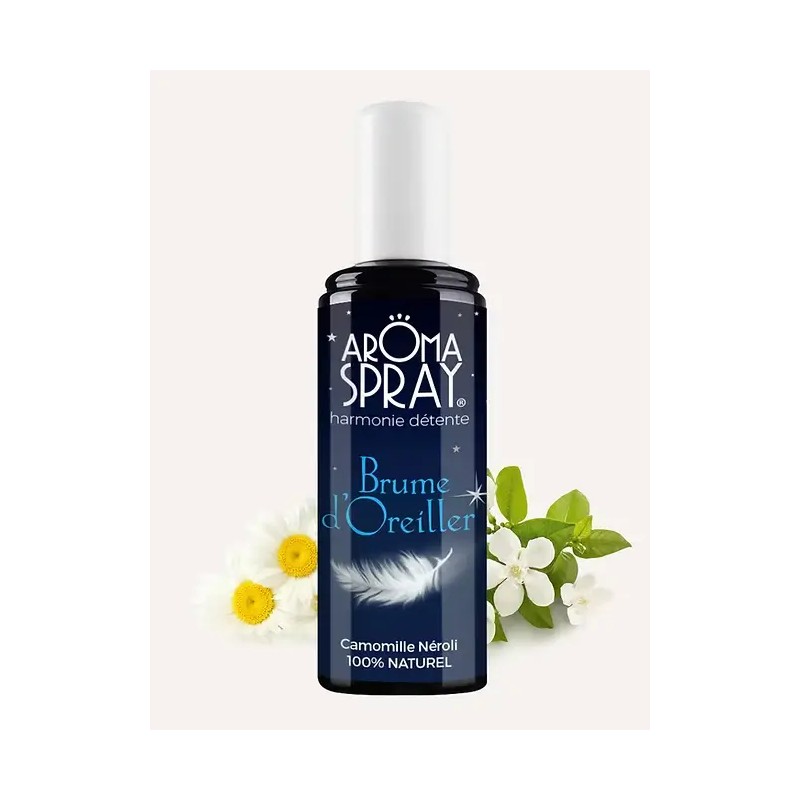Brume d’oreiller Camomille Néroli Aromaspray Aroma Spray  dans votre magasin bio en ligne Etiketbio.eu