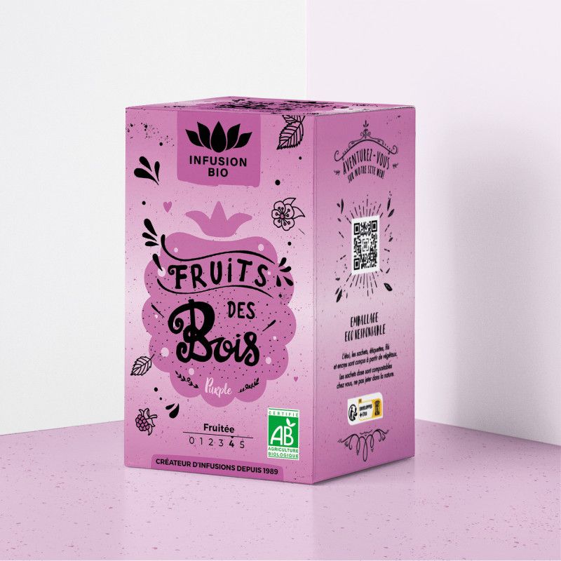 Fruits des bois bio Romon Nature – 16 sachets Romon Nature  dans votre magasin bio en ligne Etiketbio.eu