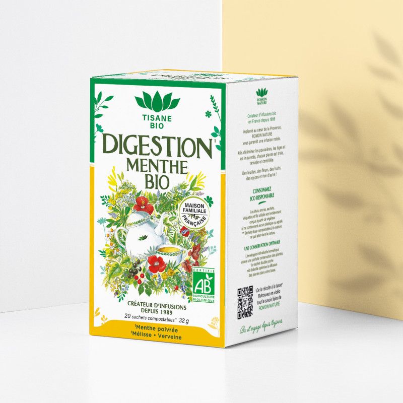 Digestion menthe bio Romon Nature Romon Nature  dans votre magasin bio en ligne Etiketbio.eu