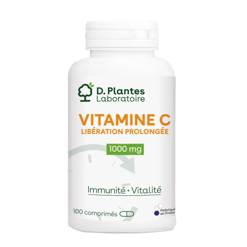 Vitamine c liberation prolonge D.Plantes  dans votre magasin bio en ligne Etiketbio.eu