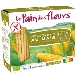 Tartines maïs riz bio Le Pain des Fleurs Le Pain des Fleurs  dans votre magasin bio en ligne Etiketbio.eu