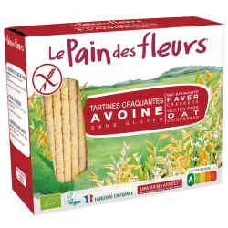 Tartines avoine bio Le Pain des Fleurs Le Pain des Fleurs  dans votre magasin bio en ligne Etiketbio.eu