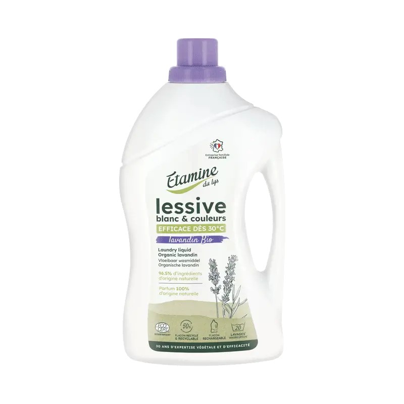 Lessive liquide lavande 1L Etamine du Lys Etamine du Lys  dans votre magasin bio en ligne Etiketbio.eu