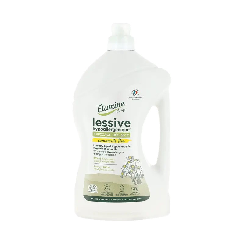 Lessive hypoallergénique 2L Etamine du Lys Etamine du Lys  dans votre magasin bio en ligne Etiketbio.eu