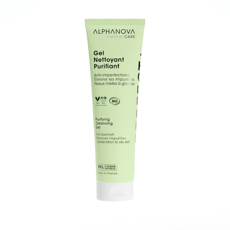 Gel Nettoyant Purifiant Anti-Imperfections 150 ml Alphanova  dans votre magasin bio en ligne Etiketbio.eu