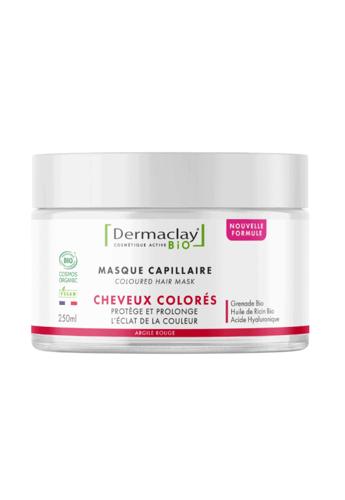 Masque Cheveux Colorés 250ml Dermaclay Dermaclay  dans votre magasin bio en ligne Etiketbio.eu