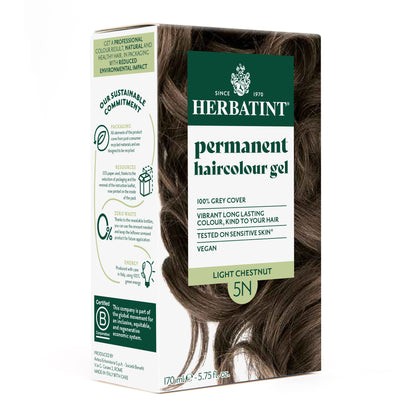 Herbatint 5N Châtain Clair  Herbatint  dans votre magasin bio en ligne Etiketbio.eu