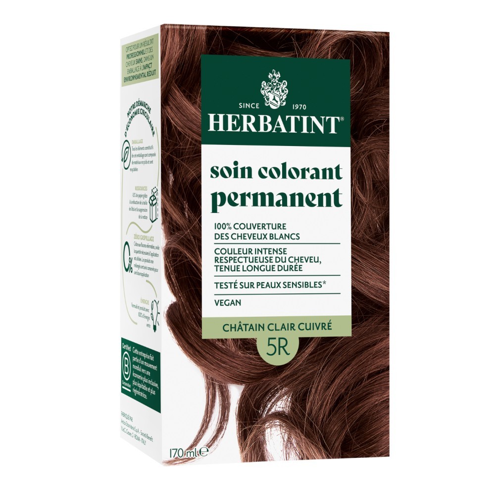 Herbatint 5R Châtain Clair Cuivré Herbatint Herbatint  dans votre magasin bio en ligne Etiketbio.eu