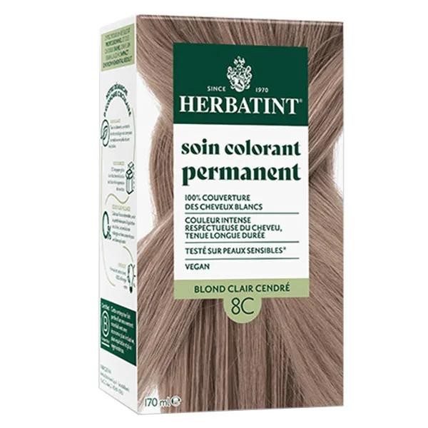 Coloration 8C Blond Clair Cendré Herbatint Herbatint  dans votre magasin bio en ligne Etiketbio.eu