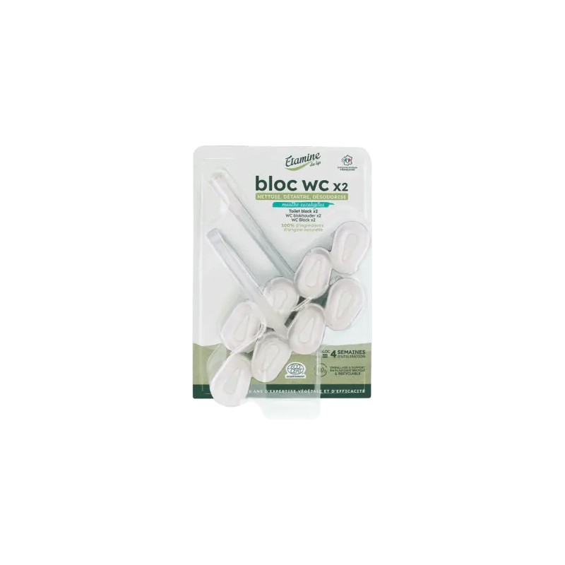 Bloc WC menthe eucalyptus Etamine du Lys Etamine du Lys  dans votre magasin bio en ligne Etiketbio.eu