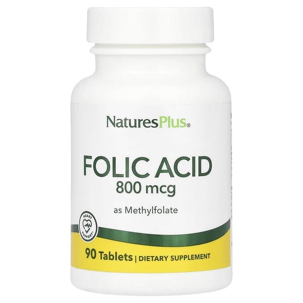 Acide Folique 800 mcg Nature's Plus Nature's Plus  dans votre magasin bio en ligne Etiketbio.eu