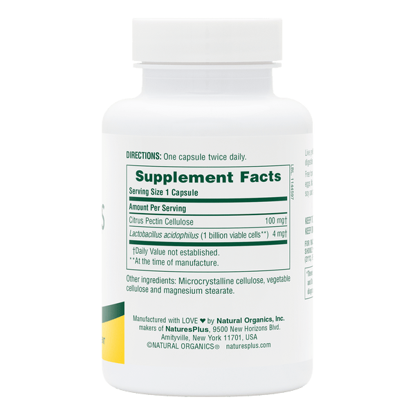 Acidophilus 90 gélules Nature's Plus Nature's Plus  dans votre magasin bio en ligne Etiketbio.eu