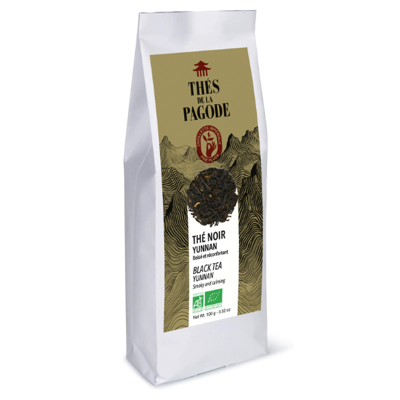Thé Noir Yunnan 110G Les Thés de la Pagode Les Thés de la Pagode  dans votre magasin bio en ligne Etiketbio.eu