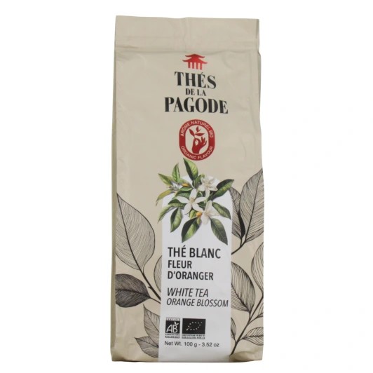 Thé Blanc Fleur d'Oranger Bio Les Thés de la Pagode Les Thés de la Pagode  dans votre magasin bio en ligne Etiketbio.eu