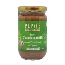 Puree amande complete 300g Pépite  dans votre magasin bio en ligne Etiketbio.eu