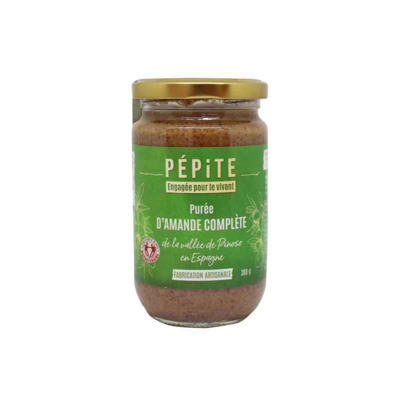 Puree amande complete 300g Pépite  dans votre magasin bio en ligne Etiketbio.eu