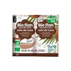 Bioflan noix de coco sans sucre 8g Natali  dans votre magasin bio en ligne Etiketbio.eu