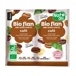 Bioflan au cafe sans sucre 10g Natali  dans votre magasin bio en ligne Etiketbio.eu