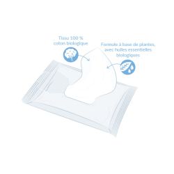 Lingettes intimes x12 Natracare  dans votre magasin bio en ligne Etiketbio.eu