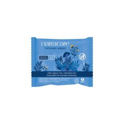 Lingettes intimes x12 Natracare  dans votre magasin bio en ligne Etiketbio.eu