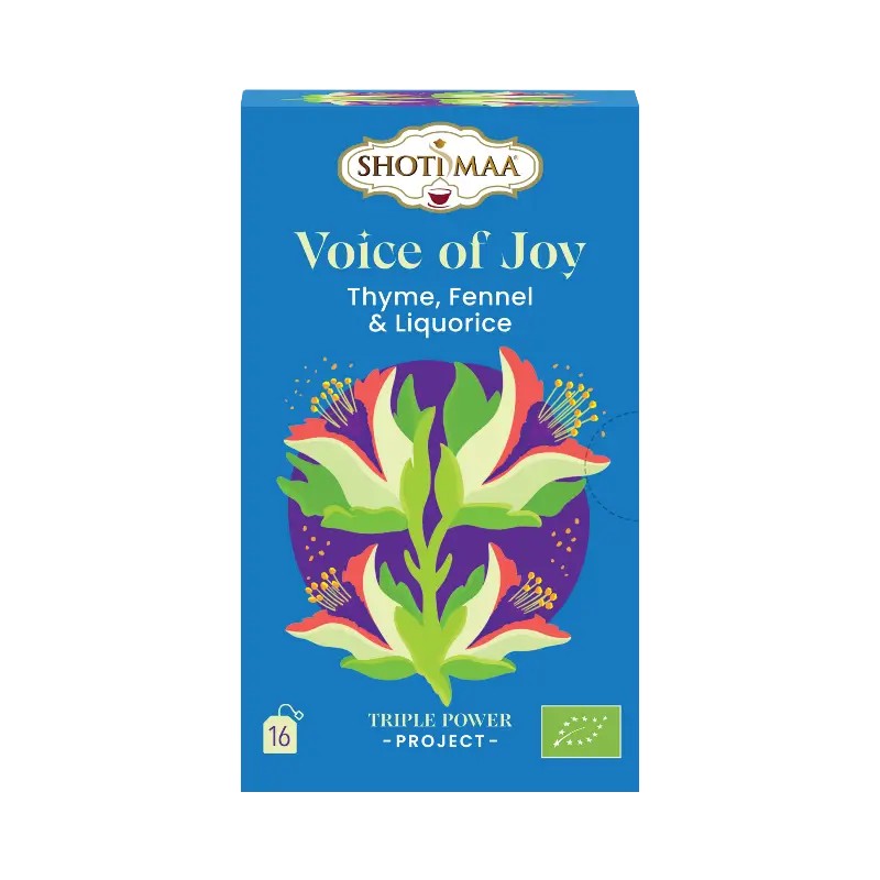 Voice of Joy thym fenouil réglisse 16 sachets Shoti Maa  dans votre magasin bio en ligne Etiketbio.eu