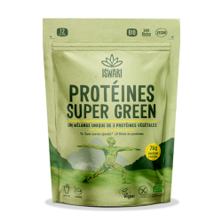 Protéines Super Green Iswari 250 g bio Iswari  dans votre magasin bio en ligne Etiketbio.eu