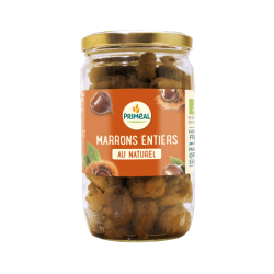 Marrons entiers naturel 420g Priméal  dans votre magasin bio en ligne Etiketbio.eu