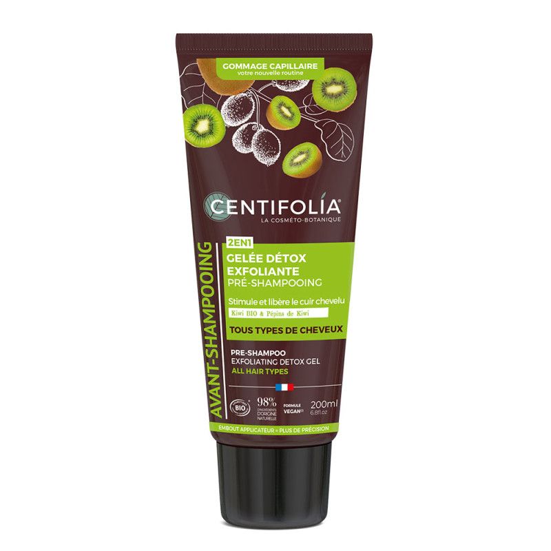 Avant-shampooing gelée détox exfoliante Centifolia 200ml Centifolia  dans votre magasin bio en ligne Etiketbio.eu