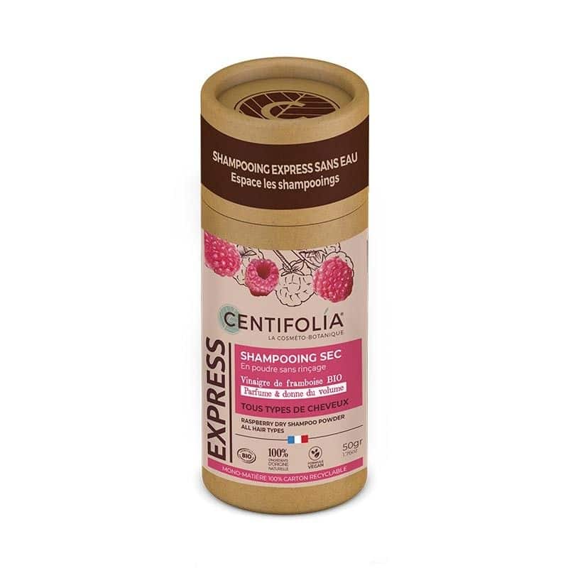 Shampooing sec framboise Centifolia 50 g Centifolia  dans votre magasin bio en ligne Etiketbio.eu