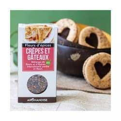 Fleurs d’épices crêpes gâteaux 35g Aromandise  Aromandise  dans votre magasin bio en ligne Etiketbio.eu