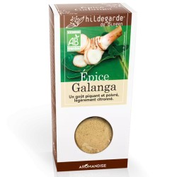 Galanga en poudre bio Aromandise 35g  Hildegarde de Bingen  dans votre magasin bio en ligne Etiketbio.eu