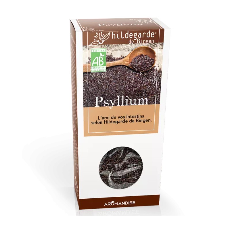 Psyllium brun bio 100g Hildegarde de Bingen  Hildegarde de Bingen  dans votre magasin bio en ligne Etiketbio.eu
