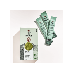 Matcha bio sticks Thés de la Pagode 10x1,5g  Les Thés de la Pagode  dans votre magasin bio en ligne Etiketbio.eu