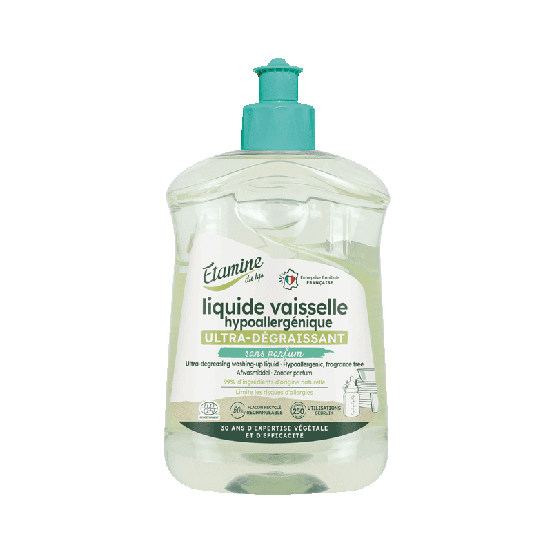 Liquide vaisselle hypoallergénique Etamine du Lys Etamine du Lys  dans votre magasin bio en ligne Etiketbio.eu