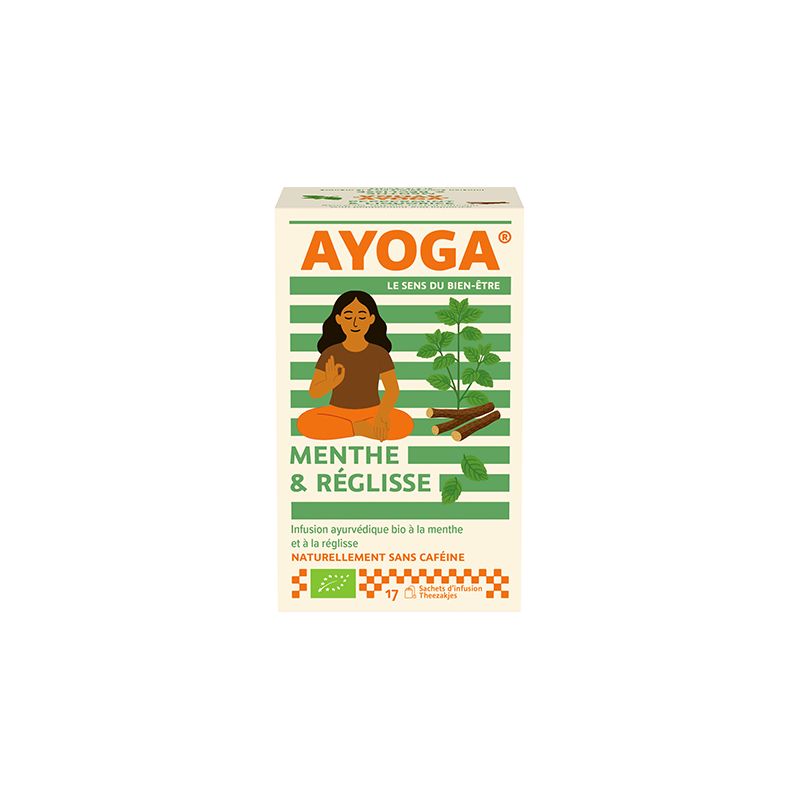 Infusion menthe réglisse bio AYOGA Ayoga  dans votre magasin bio en ligne Etiketbio.eu