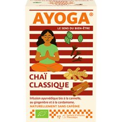Infusion Chaï Classique Ayoga Ayoga  dans votre magasin bio en ligne Etiketbio.eu