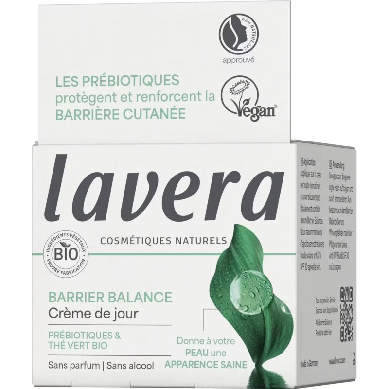 Crème de jour Barrier Balance Lavera 50ml Lavera  dans votre magasin bio en ligne Etiketbio.eu
